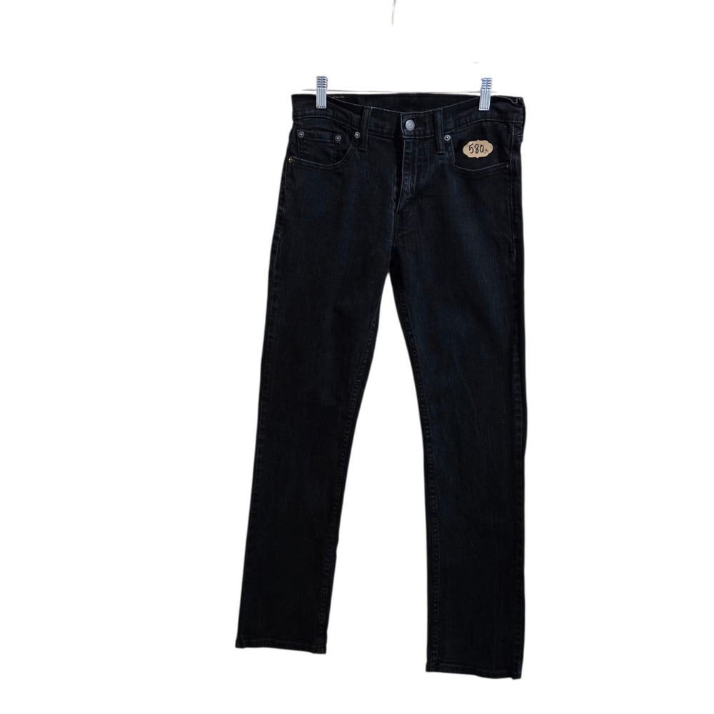 Levi'sβ 514 Black Jeans 30x32 Excellent Condition Straight Leg Regular Fit Denim